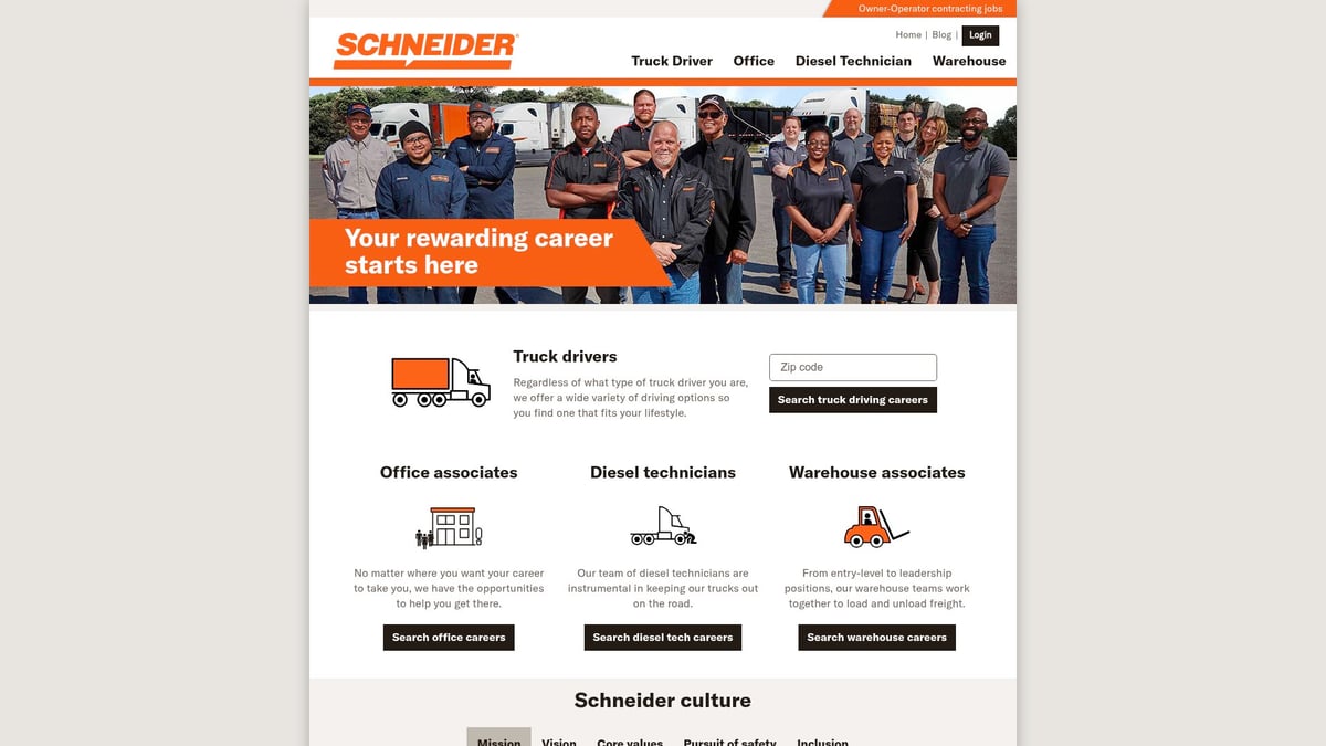 7 Top CDL Class A Driver Jobs Temp-to-Hire in 2025 - Schneider – Dedicated Account Driver
