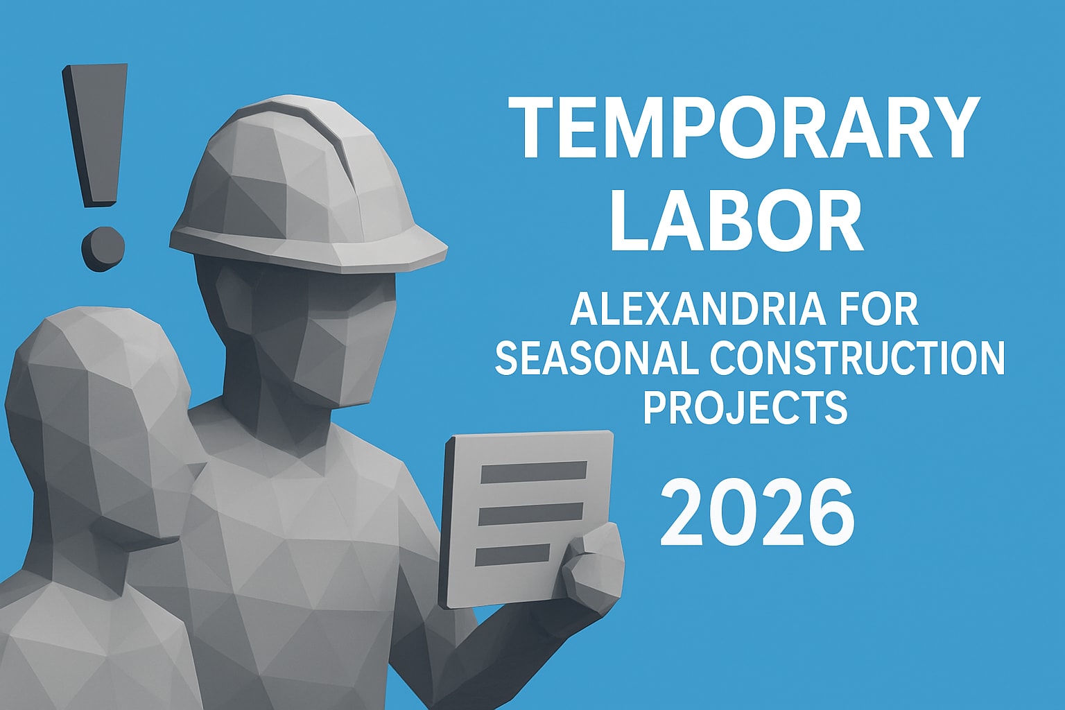 The Essential Guide to Temporary Labor Alexandria for Seasonal Construction Projects 2026
